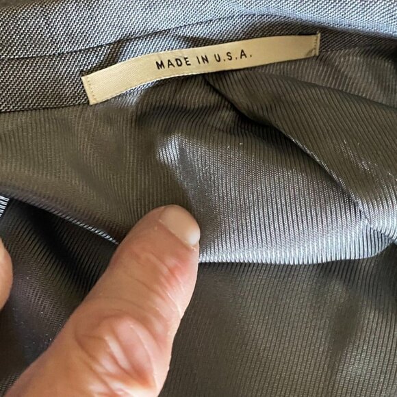 Burberry London Men Blazer Jacket 48R Gray Wool/Silk Blend Two-Button Sport Coat - Picture 5 of 14